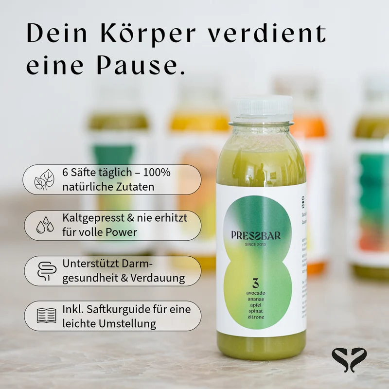 Bio Bergblut x PRESSBAR Saftkur 7 Tage