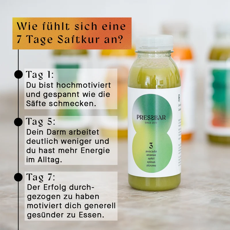 Bio Bergblut x PRESSBAR Saftkur 7 Tage