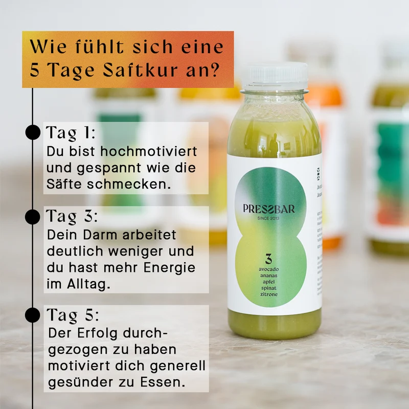 Bio Bergblut x PRESSBAR Saftkur 5 Tage