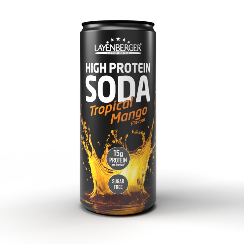 HIGH PROTEIN SODA Tropical-Mango