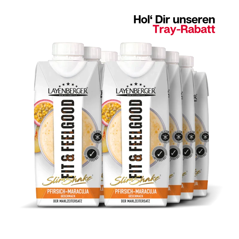 SLIM SHAKE FIXFERTIG Pfirsich-Maracuja