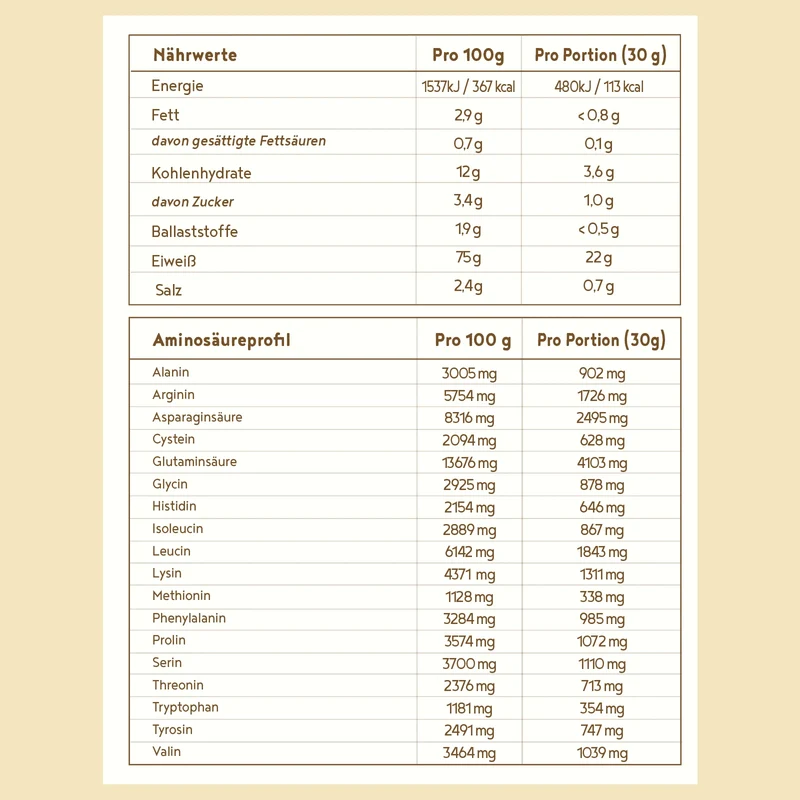 Vegan Protein - Vanille 2x600g