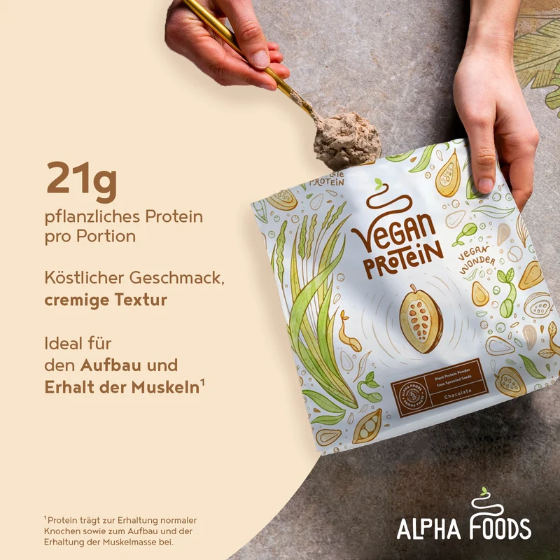 Vegan Protein - Schokolade 2x600g