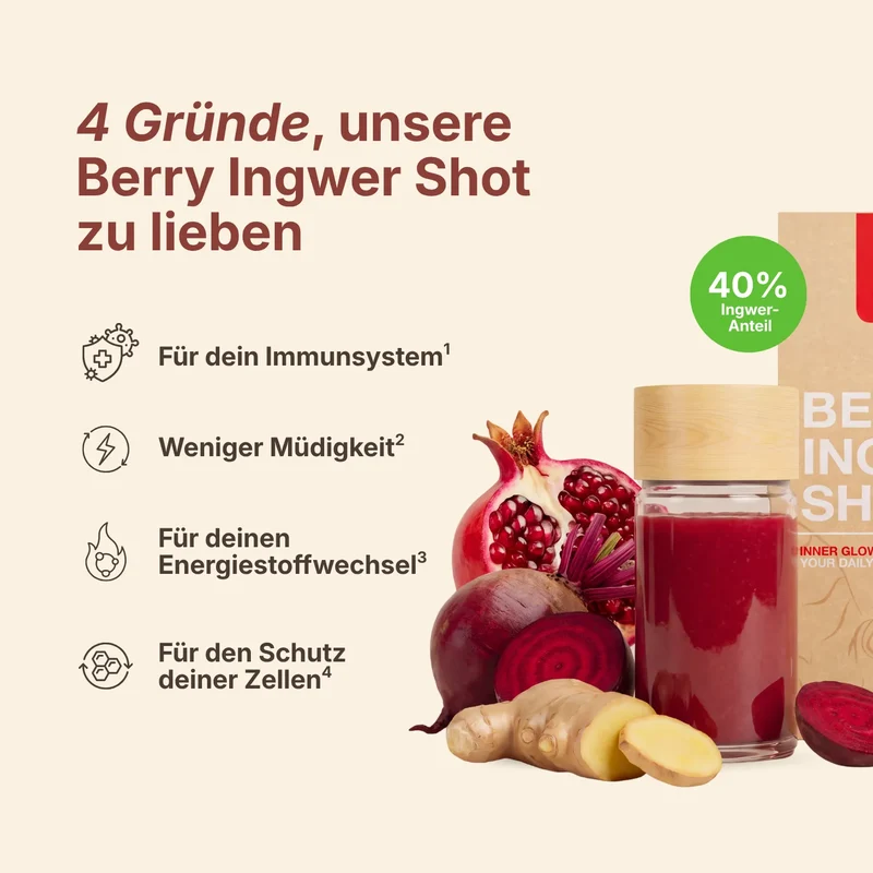 Berry Ingwer Shot