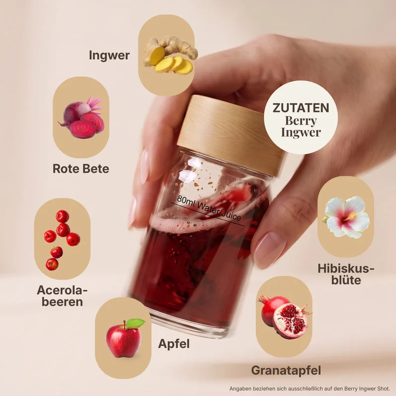 Berry Ingwer Shot