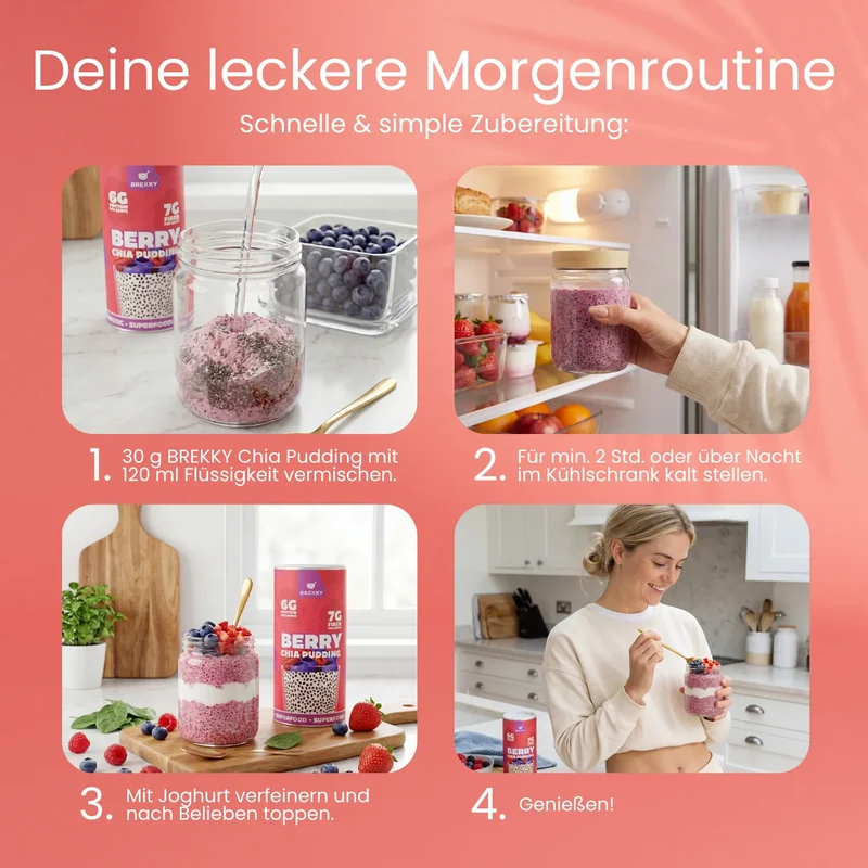 Chia Pudding Apfel Zimt | Ballaststoffreich