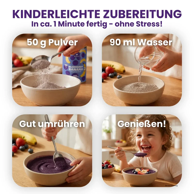 Blueberry Banana | Kids Bowl