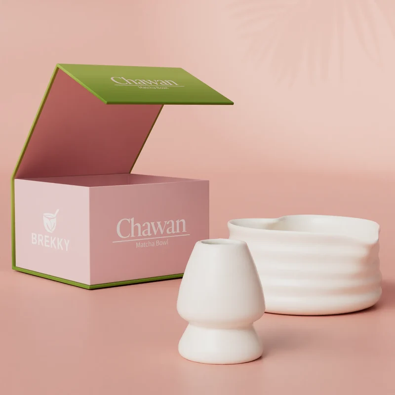 Matcha Herz-Chawan + Besen Halter | Love Edition
