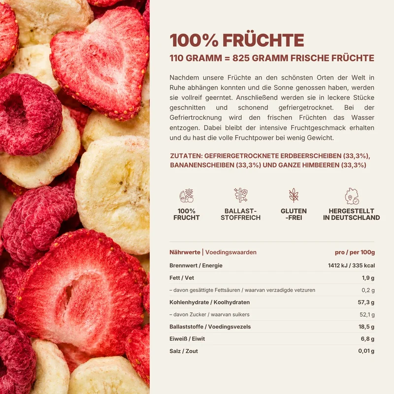 Gefriergetrockneter Fruit Mix