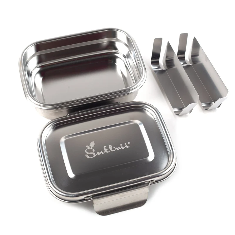Clip-Vielfalt im Doppelpack: Edelstahl Brotdosen Bundle – Softclip 780ml & Hardclip 800ml