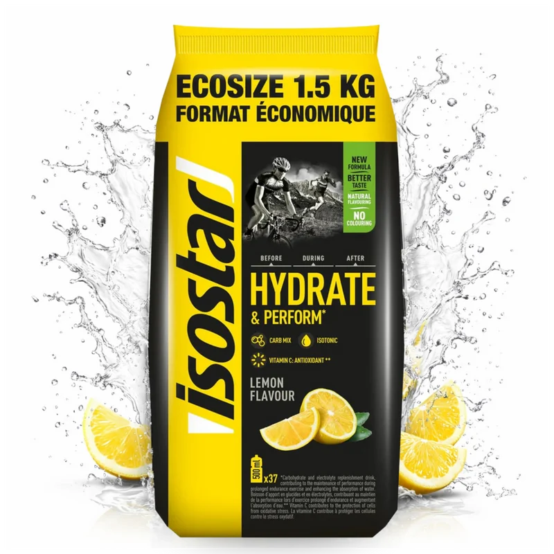 Isostar Hydrate & Perform Lemon 1.5kg Beutel