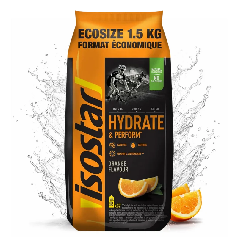 Isostar Hydrate & Perform Orange 1.5kg Beutel