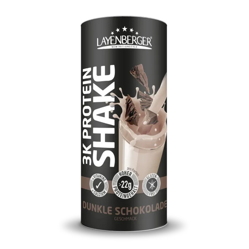 3K PROTEIN SHAKE Dunkle-Schokolade 3er Karton