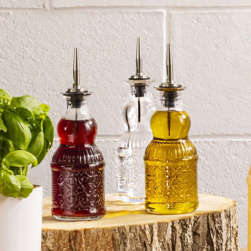 » Aceitera y vinagrera de cristal Heritage Bormioli Rocco (100% off)