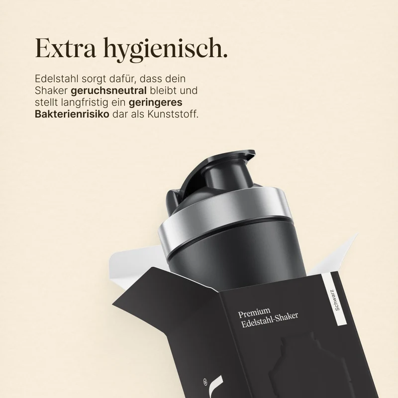 Hochwertiger Edelstahl-Shaker (750ml)