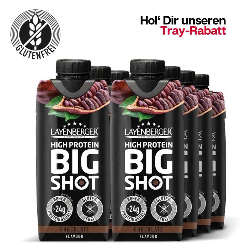 High Protein Big Shot Chocolate 8er Tray