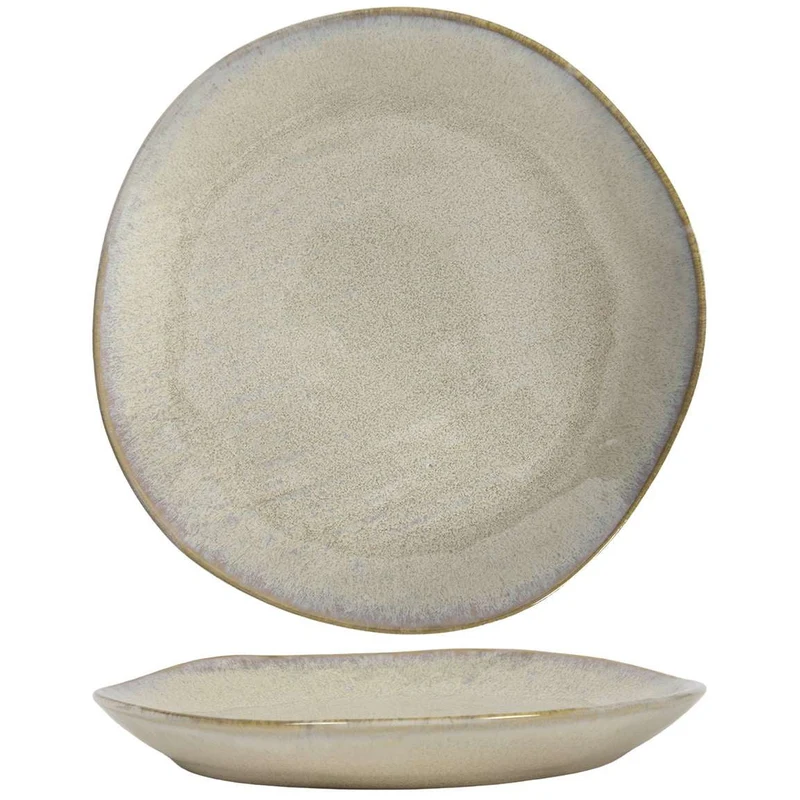 Cookinglife Geschirrset Linen Beige 18-teilig / 6 Personen - 6 Speiseteller, 6 Frühstücksteller und 6 Schalen