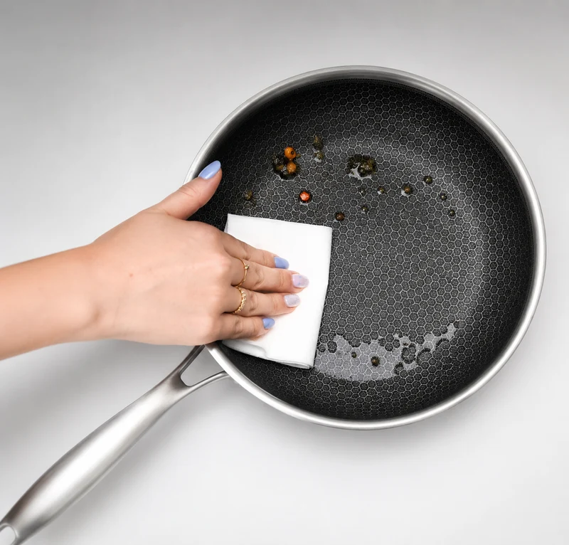 Cookinglife Bratpfanne HexaCook Hybride Pfanne ø 20 cm - NON STICK - geeignet für alle Wärmequellen - keramische Antihaftbeschichtung