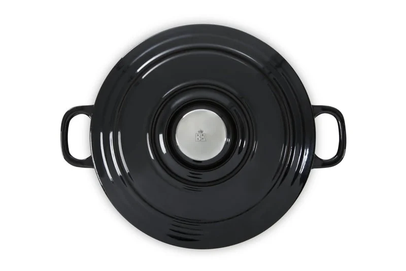 BK Bräter Bourgogne Jet Black Gusseisen ø 28 cm / 6.7 Liter - emaillierte Antihaftbeschichtung