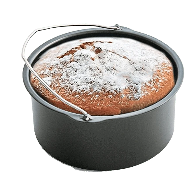 Backform NUTRI-FRYER EDELSTAHL NEW Heißluftfritteuse Brotkorb Cake Barrel | Zubehör