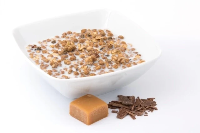 Muesli chocolade caramel grootverpakking 450gr
