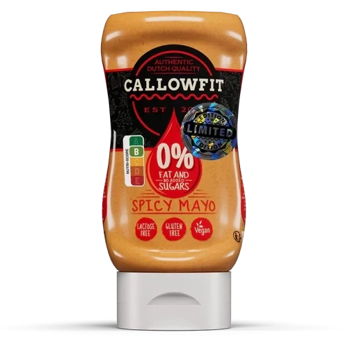Spicy mayo style Saus de mayonaise zonder toevoeging van vet en suiker