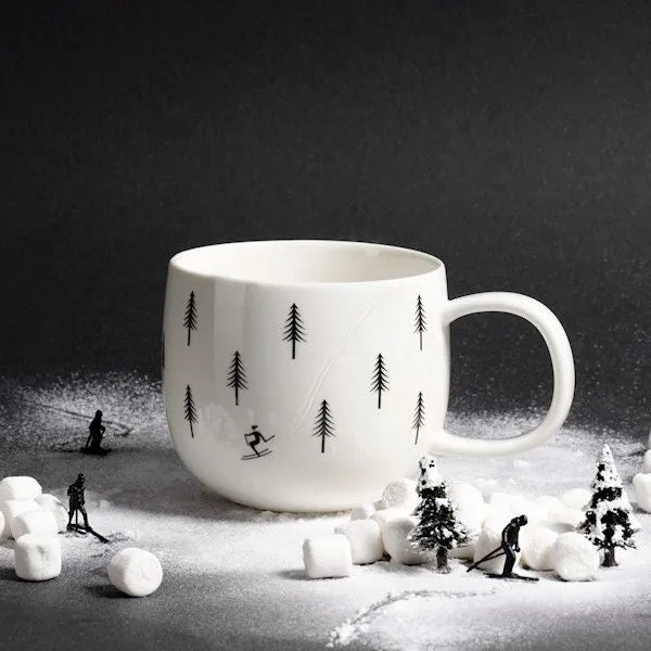ASA Selection "xmas" Henkelbecher skiing