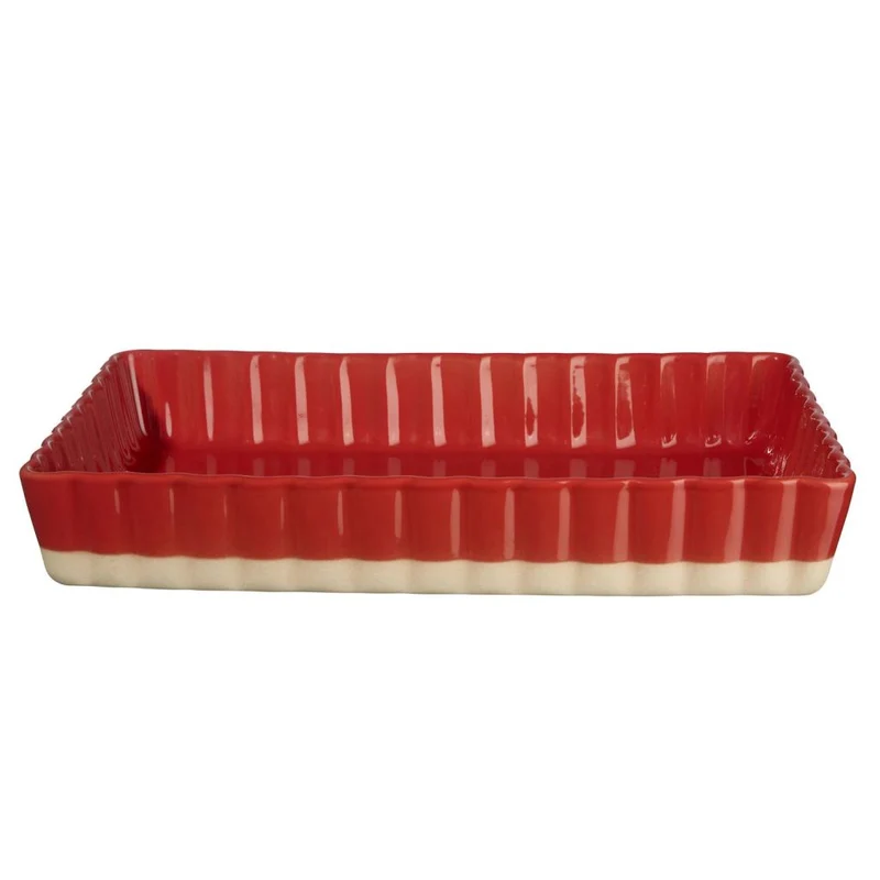 ASA Selection "grande" Auflaufform wellig, rot