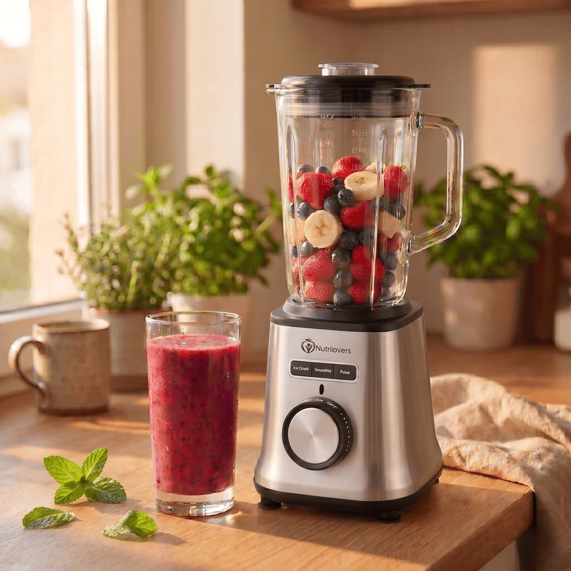 Standmixer Glas NUTRI-BLENDER GLAS+ Hochleistungsmixer mit Glasbehälter 1800W, 1.8L