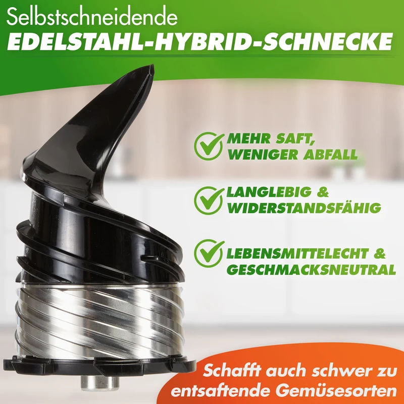 Slow Juicer NUTRI-PRESS MAX+ (B) Ganze Früchte entsaften - 150mm