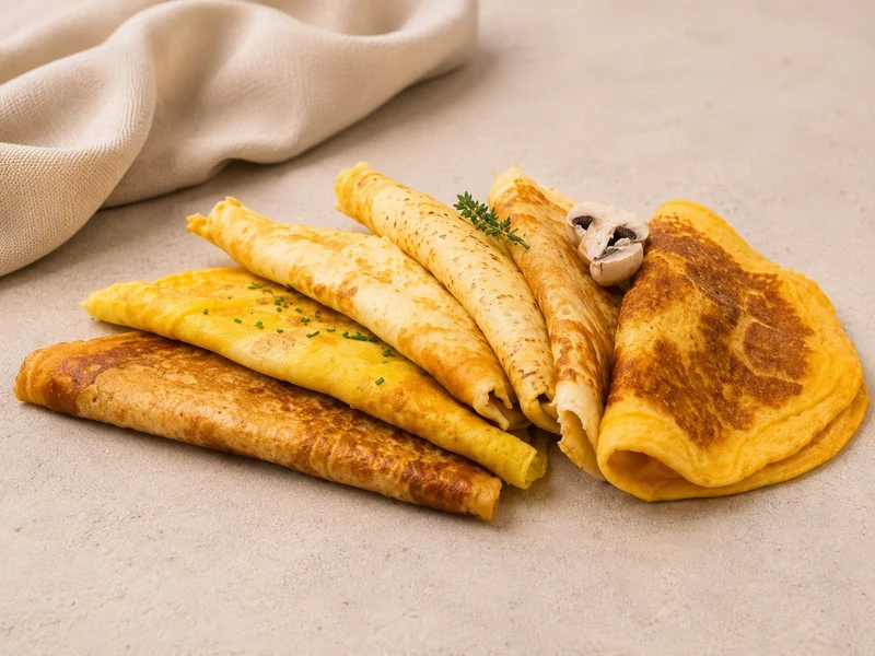 Assortement pannenkoeken