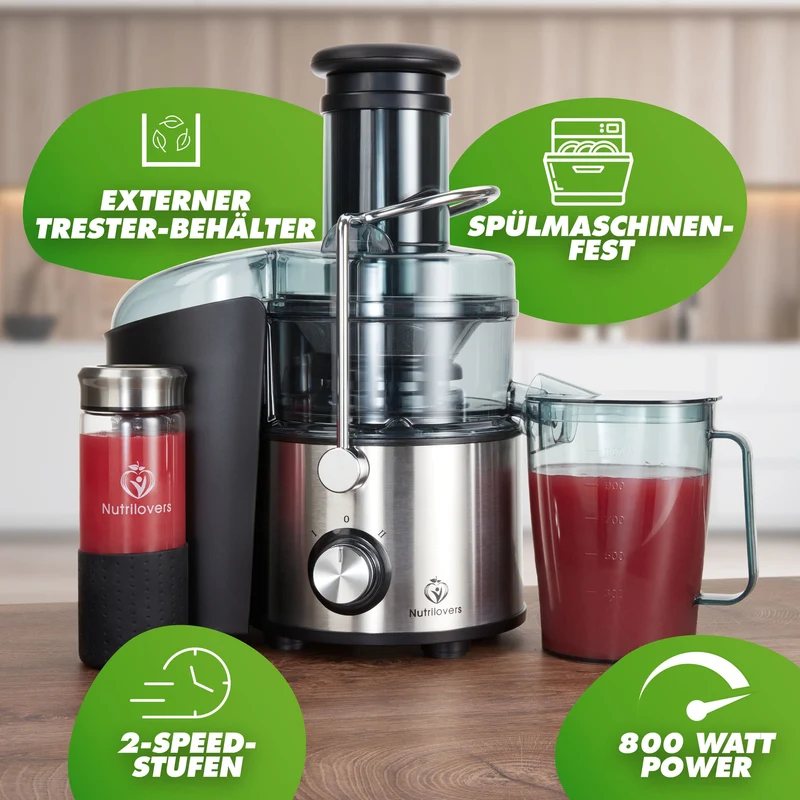 QUICK-JUICER MAX (B) Zentrifugal-Entsafter mit XXL-Einwurf