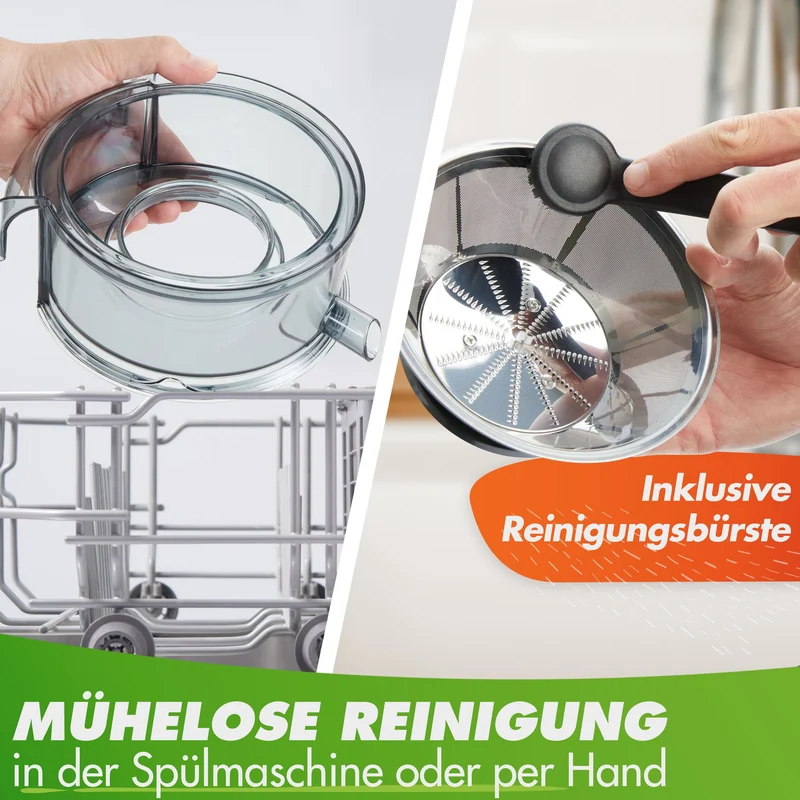 QUICK-JUICER MAX (B) Zentrifugal-Entsafter mit XXL-Einwurf