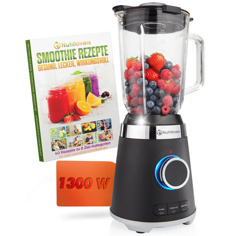 Standmixer mit Glasbehälter NUTRI-BLENDER GLAS - 1300W, 3 Programme