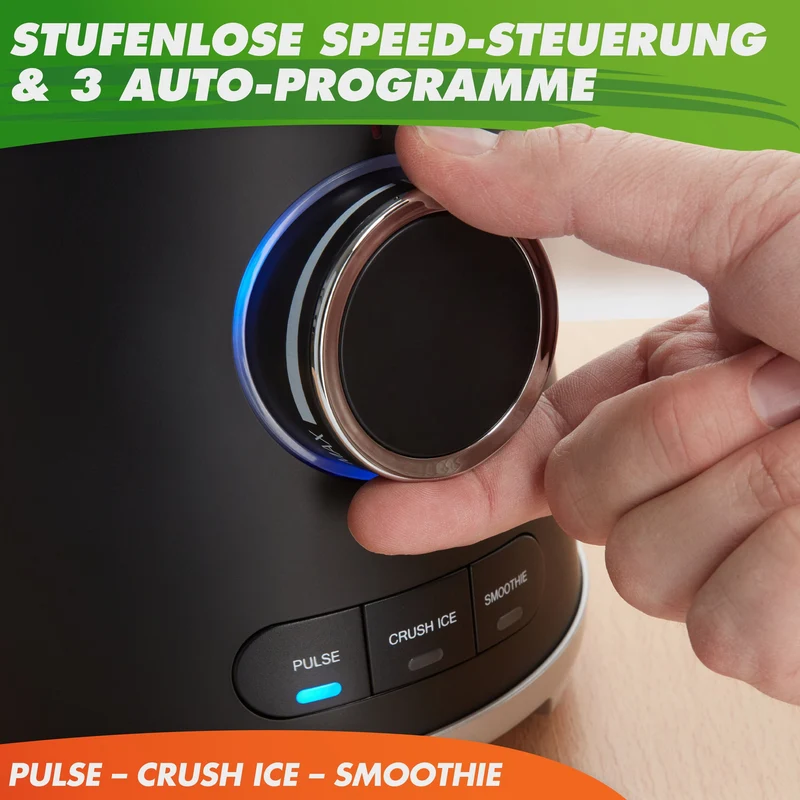 Standmixer mit Glasbehälter NUTRI-BLENDER GLAS - 1300W, 3 Programme