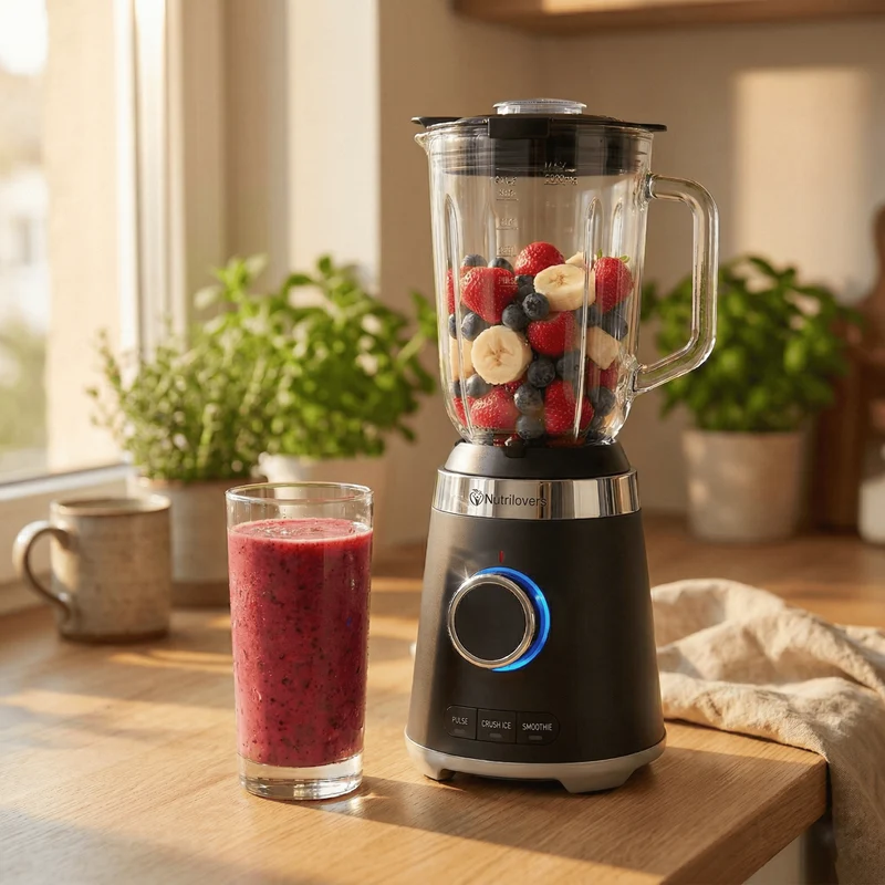 Standmixer mit Glasbehälter NUTRI-BLENDER GLAS - 1300W, 3 Programme