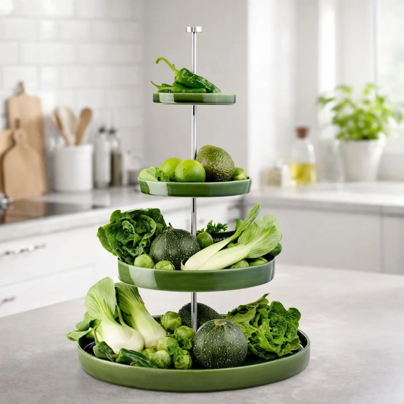 ASA Selection "grande" Etagere 4-stufig verde