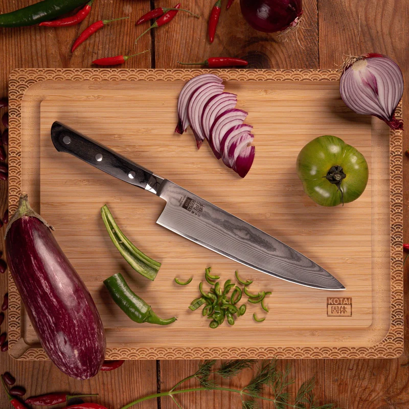 KOTAI Hashi Damascus Gyuto koksmes 20 cm