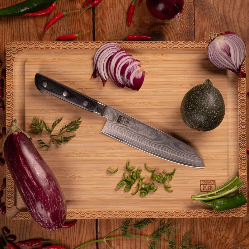 KOTAI Hashi Damascus Santoku 18 cm