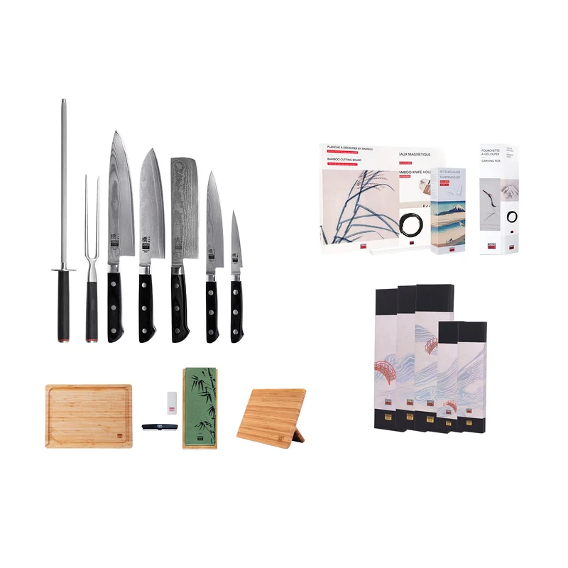 KOTAI Hashi Damascus deluxe set 10-delig