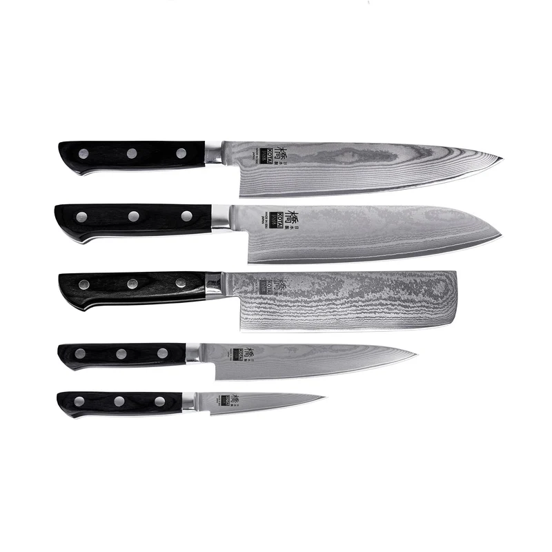 KOTAI Hashi Damascus complete set 5 messen