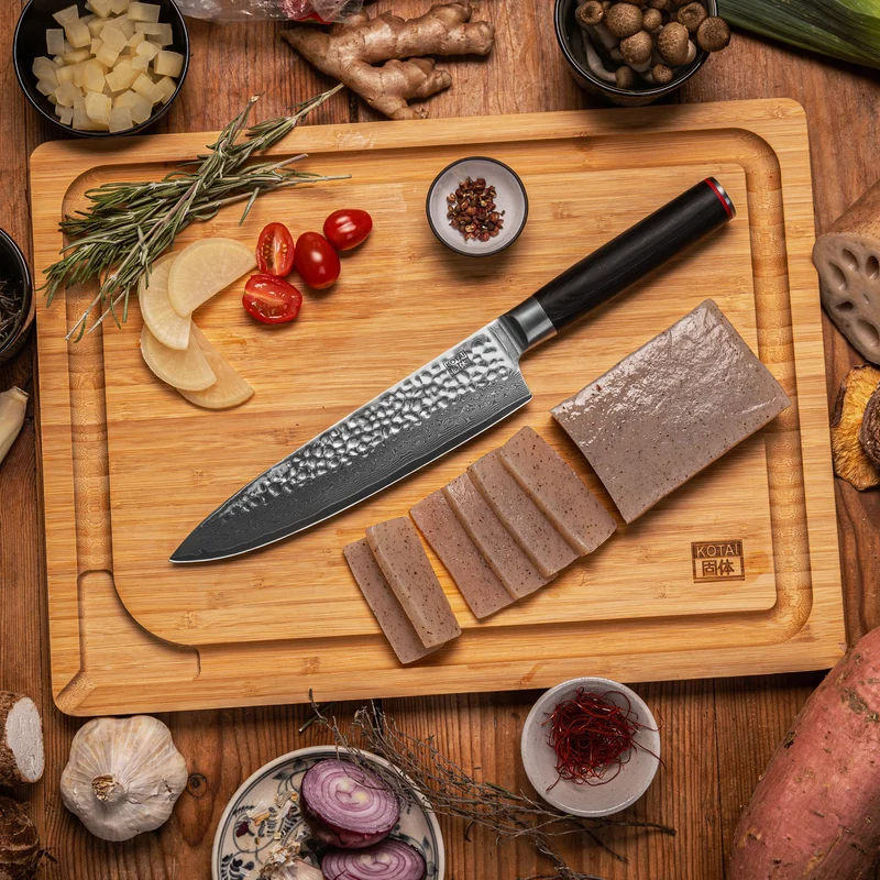 KOTAI Pakka Damascus Gyuto koksmes 20 cm