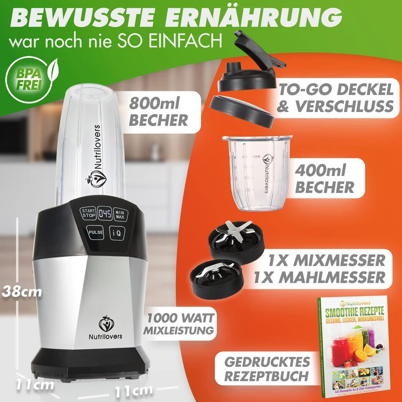 NUTRI-BLENDER MAX & NUTRI-BLENDER Smoothiemaker - Power Duo | Spar-Bundle