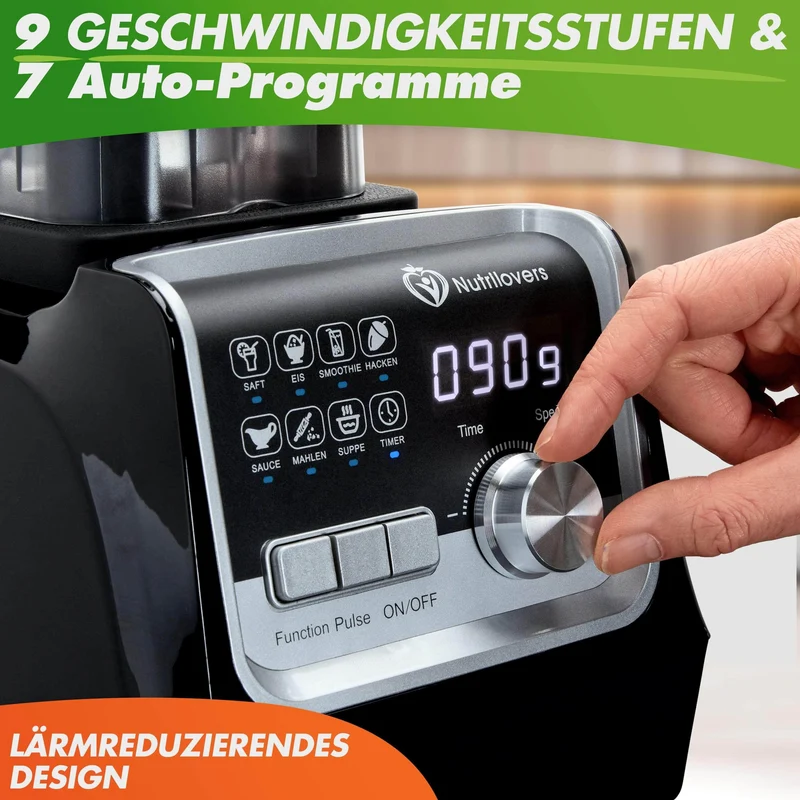 NUTRI-BLENDER MAX+ (B) Hochleistungsmixer 2000W Standmixer von Nutrilovers