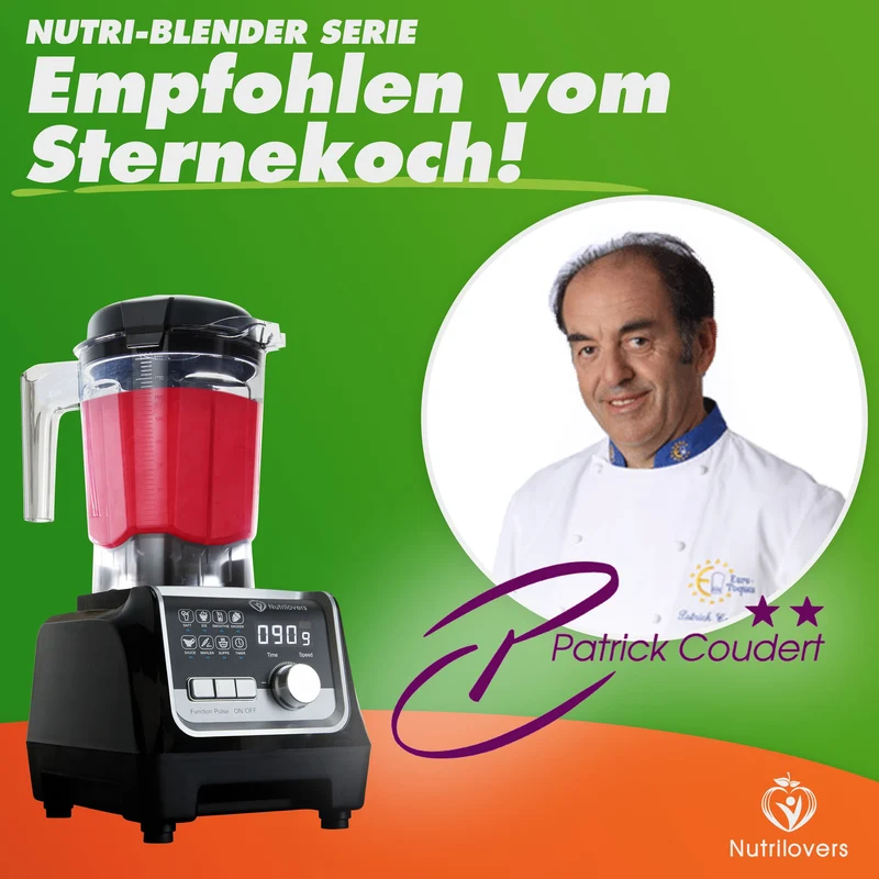 Hochleistungsmixer NUTRI-BLENDER MAX+ 2000W Standmixer, 7 Programme
