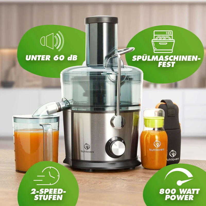 Entsafter QUICK-JUICER Zentrifugal-Entsafter mit XXL-Einfüllöffnung