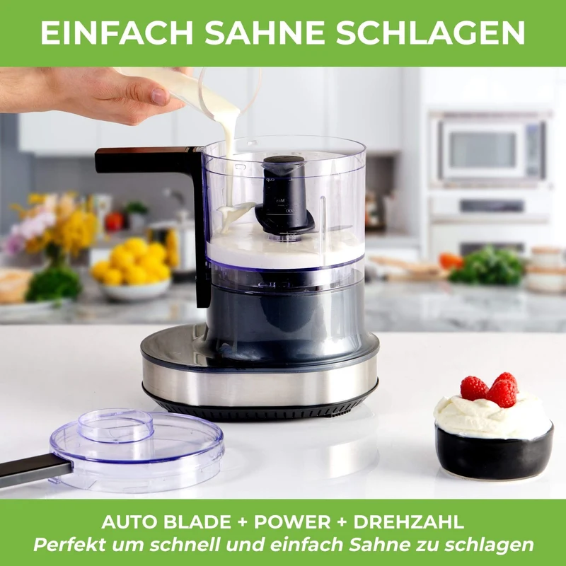 NUTRI-CHOPPER 4D (B) Zerkleinerer Multifunktional| 100% BPA-frei
