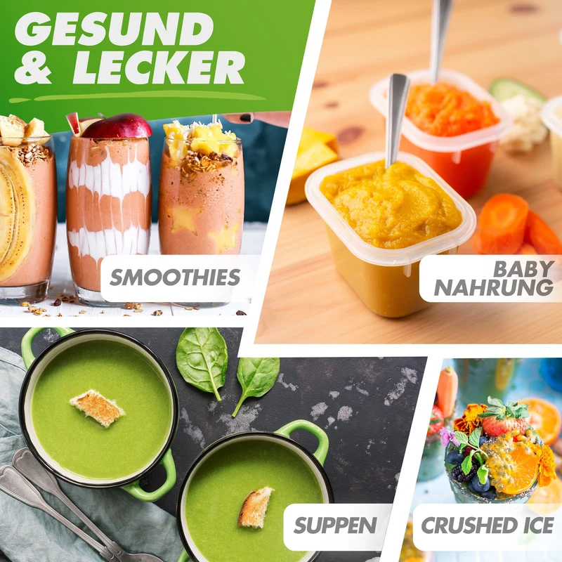 Hochleistungsmixer NUTRI-BLENDER MAX Standmixer [2000W] -100% BPA-frei