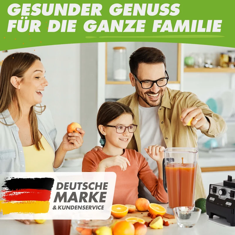 Hochleistungsmixer NUTRI-BLENDER MAX Standmixer [2000W] -100% BPA-frei