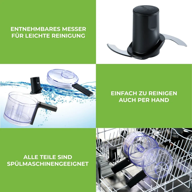 Zerkleinerer NUTRI-CHOPPER 4D mit AUTO-BLADE Funktion 100% BPA-frei